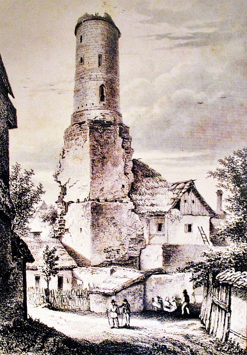 Vilém Kandler, Zřícenina Jenštejna,   19. století